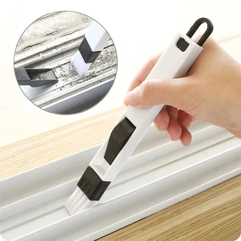 Taşınabilir Temizleme Fırçası Çok Fonksiyonlu Kapı Pencere Oluk Temizleme Fırçası Ev Temizlik Araçları Yuvası Temizleyici Fırça Klavye Toz