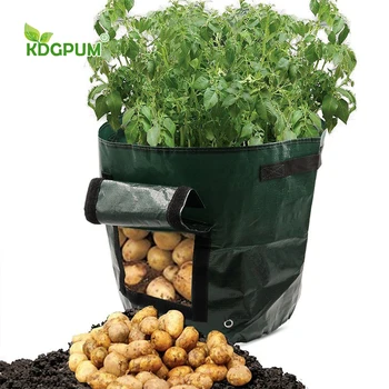 Organik Atık Mutfak Bahçe Yard Kompost Çantası Çevre PE Bez Ekici Açık Bahçe bitki dikme çantası