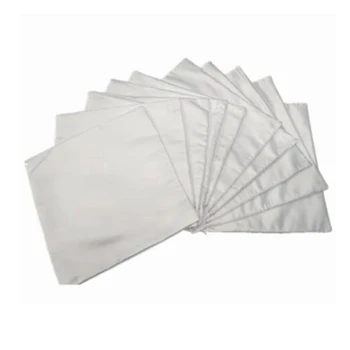 40X40 Beyaz düz süblimasyon Boşlukları yastık Kılıfı minder örtüsü yastık kılıfı ısı transferi basın DIY hediye Olarak 10 Adet