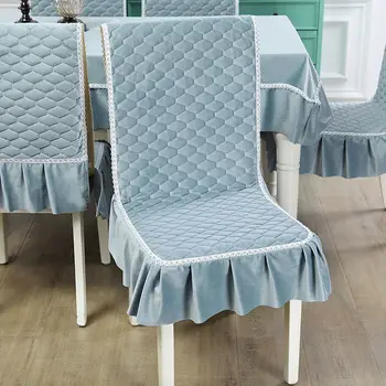 Kalınlaşma dört mevsim genel sandalye seti kapak yastık yapışık set kapak ev sandalye minderi setleri