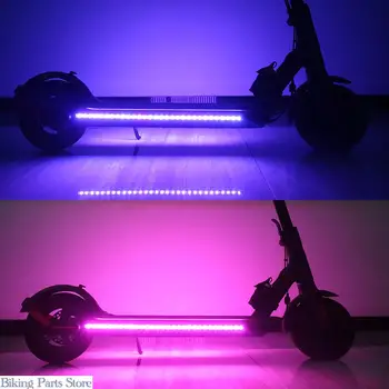 Uygun Xiaomi M365 elektrikli Scooter ışık şeridi Scooter gece şasi ışık su geçirmez led ışık şeridi/전기 스 스이이 스 스