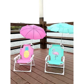 IHOME çocuk plaj sandalyesi Açık Taşınabilir Katlanır Sandalye Arkalığı Sandalye Şemsiye Sahil Tatil Fotoğraf Koltuk Tabure