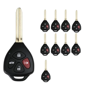 5 Adet / grup XKTO02EN Kablolu Uzaktan Anahtar Evrensel 4 Düğmeler Anahtar Aracı Max VVDI2 Mını Anahtar Toyota Ford İçin Stil İngilizce Sürüm
