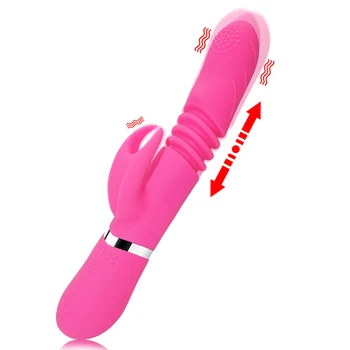 7 Hız ısıtmalı G Spot Vibratör Tavşan Titreşimli Yüksek Yapay Penis Kadınlar İçin Klitoris Stimülasyon Masajı Kadın Yetişkin Seks Oyuncakları