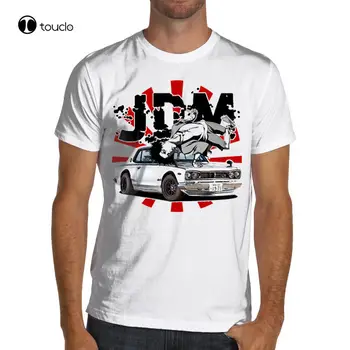 Yeni Tee Gömlek Jdm Skyline Gtr C10 Beyaz Veya Gri T Shirt S 3 Xl 1969 Sürüklenen Datsun Japon Araba Hayranları Özel T-Shirt Unisex