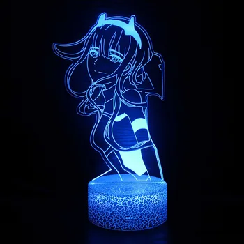 Anime Figürleri led ışık s Odası Fantezi Aydınlatma Yatak Odası led ışık USB Gece Fişi çocuk Lamba Dekorasyon Süsler Masa