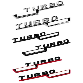 2 adet TURBO Yan Çamurluk Sticker Trim İçin Mercedes Benz AMG TURBO W205 W210 W207 W205 W221 W177 W246 A B C R E R E R E R E R E R E R E R E R E R E Sınıfı AMG Etiket