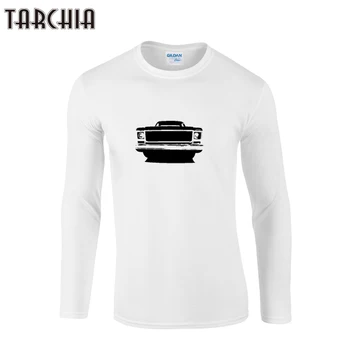 TARCHIA 2021 Yeni Geldi Artı Boyutu Homme C10 Araba Moda Kazak Erkek T Shirt Tişört T-Shirt %100 % Pamuklu Erkek Erkek Uzun Kollu
