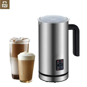 YOUPİN 4 in 1 Kahve süt köpürtücü Frothing Köpük otomatik süt ısıtıcı Soğuk / Sıcak Latte Cappuccino Çikolata protein tozu