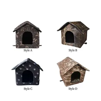 Su geçirmez Yavru Kedi Yatak Pet Çadır Mağarası Aksesuar Dayanıklı Kolayca Mağaza ve Temiz Küçük Köpekler için Vahşi Kediler Sağlam Yapı