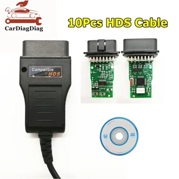 10 Adet HDS Kablosu Honda USB Teşhis Kablosu Otomatik OBD2 V1.4.3 Yazılımı HDS Kablo Desteği Çoklu dil Teşhis Aracı