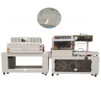 DQL5545 L Tipi Büzülme Filmi Paketleme Makinesi ve Shrink Makinesi Tam Otomatik Kağıt Mendil Kesme ve Paketleme Makineleri