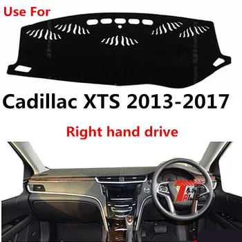 TAIJS Araba Dashboard Kapak Dash Mat Cadillac XTS 2013-2017 İçin Sağ el sürücü Otomatik kaymaz Güneş Gölge Pad Halı
