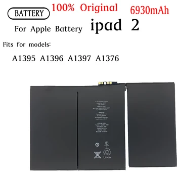 EOENKK A1376 apple için batarya iPad 2 A1395 A1396 A1397 A1316 Onarım Bölümü Orijinal Kapasiteli Telefon Piller Bateria