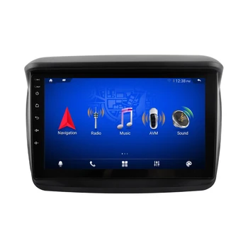 Araba android radyosu Stereo 9 inç GPS Navigasyon İçin Mitsubishi L200 Araba Multimedya Oynatıcı ile Carplay