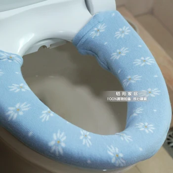 Rustik Çiçek Sevimli Tuvalet klozet kapağı kolay Temizlenebilir ve Yerine Banyo Ürün Kalınlaşma Düğmesi Palto Tuvalet Çantası
